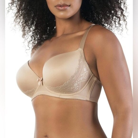 Parfait - Ladies Wired Seamless T-shirt Bra - European Nude. Size: 38DDD (US). - Picture 9 of 12